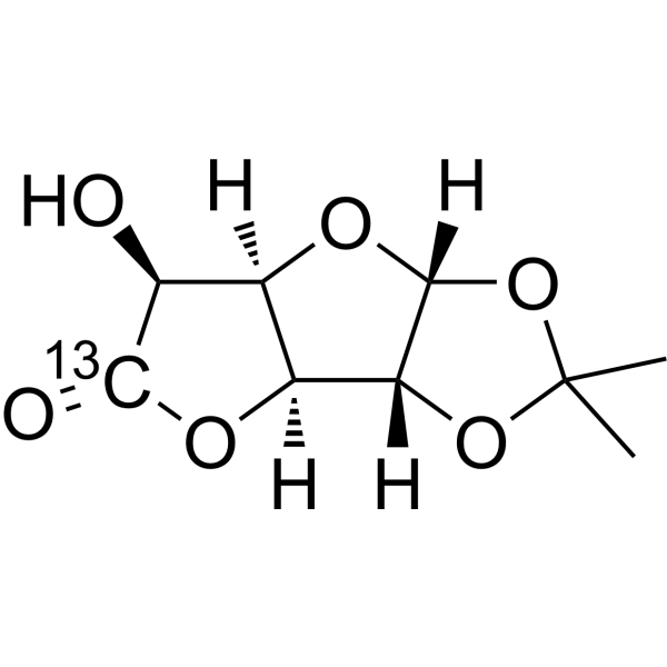 1,2-O-Isopropylidene-aD-glucofuranuronic-6-13C acid, γ-lactone 40010-66-0
